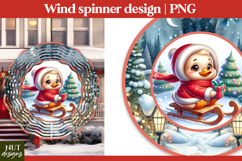 Christmas wind spinner Christmas Duck Wind Spinner PNG Product Image 1