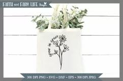 Grow in Grace | Wildflower SVG Product Image 3