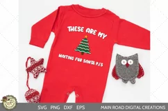 Kids Christmas pajama designs, Christmas quote, waiting for santa pajamas