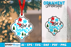 Christmas Quotes Vintage Arabesque SVG Product Image 1