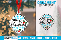 Christmas Quotes Vintage Arabesque SVG Product Image 1