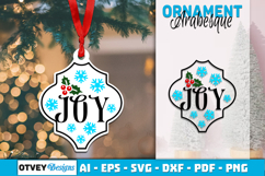 Christmas Quotes Vintage Arabesque SVG Product Image 1