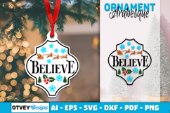 Christmas Quotes Vintage Arabesque SVG BUNDLES Product Image 9