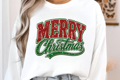 Retro Glitter Christmas Png Product Image 2