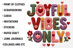 Christmas Latch Hook Yarn Faux PNG Product Image 3