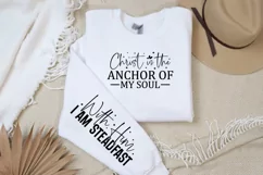 Christ is the anchor of my soul Sleeve SVG Product Image 3