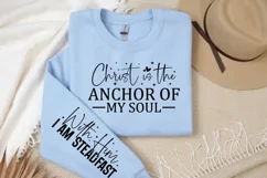 Christ is the anchor of my soul Sleeve SVG Product Image 2