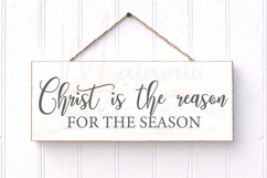 Christ Is The Reason For The Season SVG | Christian Sign Svg Product Image 2