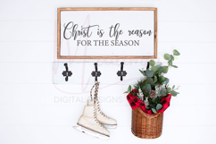 Christ Is The Reason For The Season SVG | Christian Sign Svg Product Image 1