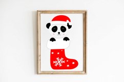 Christmas svg, christmas panda svg, panda Cricut , panda Cut Product Image 3