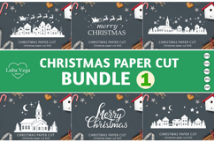 Bundle Christmas Window decal SVG / Christmas Window Display Product Image 1