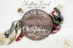 Christmas Round Ornament| 'Tis The Season Wall Decor Product Image 2