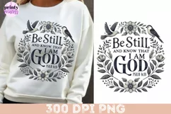 Psalm 119 png file, Floral Christian Sublimation PNG Product Image 4