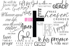 Christian SVG Bundle | 16 Faith Cut Files | Bible Verse SVG Product Image 2