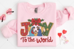 Christian Christmas PNG, Joy To The World Png, Coquette Product Image 4
