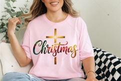Christian Christmas Cross PNG,Coquette Jesus Christmas Png Product Image 3