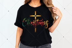 Christian Christmas Cross PNG,Coquette Jesus Christmas Png Product Image 4