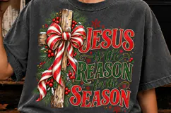 Jesus Is the Reason for the Season PNG | Christian Christmas Product Image 5