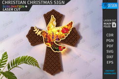 Christian Christmas Signs Laser Cut Bundle|3D Nativity Signs Product Image 4