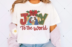 Christian Christmas PNG, Joy To The World Png, Coquette Product Image 2