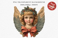 Christian Christmas Vintage Angels Lady Girl Jesus Christ Women PNG  Wings  Transparent Print junk journal collage scrapbooking designs sublimation printable