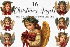 Christian Christmas Vintage Angels Lady Girl Jesus Christ Women PNG  Wings  Transparent Print junk journal collage scrapbooking designs sublimation printable