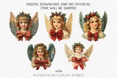 Christian Christmas Vintage Angels Lady Girl Jesus Christ Women PNG  Wings  Transparent Print junk journal collage scrapbooking designs sublimation printable