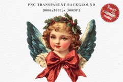 Christian Christmas Vintage Angels Lady Girl Jesus Christ Women PNG  Wings  Transparent Print junk journal collage scrapbooking designs sublimation printable