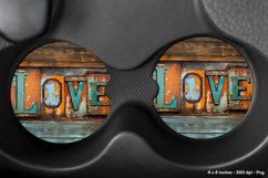 Christian Coaster Sublimation Faith Coaster Love Coaster