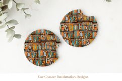 Christian Coaster Sublimation Faith Coaster  Love Coaster
