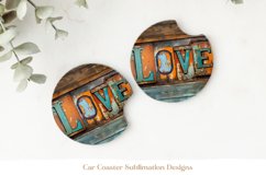 Christian Coaster Sublimation Faith Coaster Love Coaster
