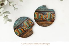 Christian Coaster Sublimation  Jesus Sublimation Coasters 