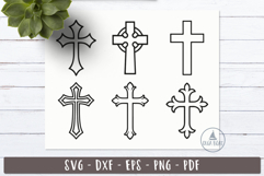 Christian Decorative Cross SVG