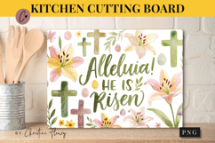 Christian Easter Cutting Board Design | Easter PNG Product Image 1