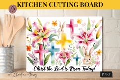 Christian Easter Cutting Board Design | Easter PNG Product Image 1