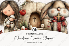 Christian Easter Clipart PNG Product Image 1