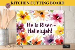 Christian Easter Cutting Board Design | Easter PNG Product Image 1