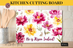 Christian Easter Cutting Board Design | Easter PNG Product Image 1