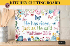 Christian Easter Cutting Board Design | Easter PNG Product Image 1