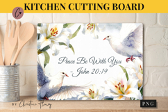 Christian Easter Cutting Board Design | Easter PNG Product Image 1