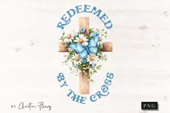 Easter Redeemed By The Cross PNG, Christian PNG Product Image 4