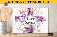 Christian Easter Cutting Board Design | Easter PNG Product Image 1