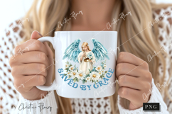 Easter Saved By Grace PNG, Christian PNG Product Image 2