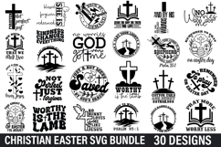Christian Easter SVG Bundle - Christian Easter SVG Design - Product Image 1
