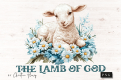 Easter Lamb Of God PNG, Christian PNG Product Image 4