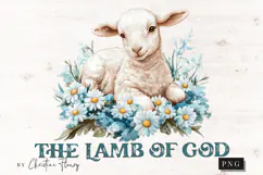 Easter Lamb Of God PNG, Christian PNG Product Image 4