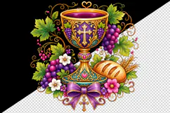 Christian faith tumbler mug wrap clipart sublimation design Product Image 2