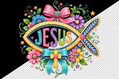 Christian faith tumbler mug wrap clipart sublimation design Product Image 2