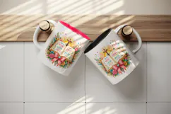 Christian faith tumbler mug wrap clipart sublimation design Product Image 3