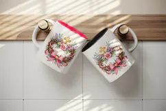 Christian faith tumbler mug wrap clipart sublimation design Product Image 3